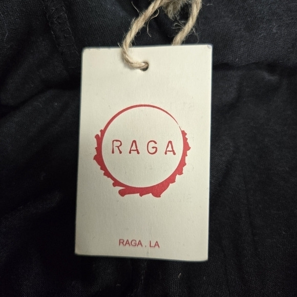 RAGA Anthropologie Black Lace Mini Shorts S/M NWT Boho Festival Beach - Picture 4 of 7